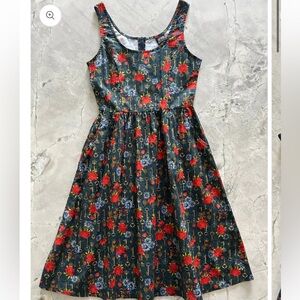 RETROLICIOUS Keys Fit & Flare Dress